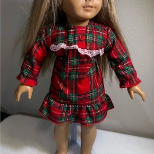 Dollie & me red flannel night gown for 18” dolls